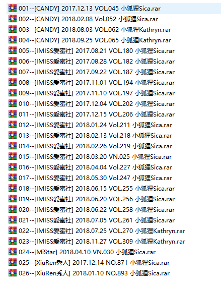 嫩模 小狐狸Sica 高清2套视频+30套写真，大小4.82G 847-享悦云图 | 映画收藏家
